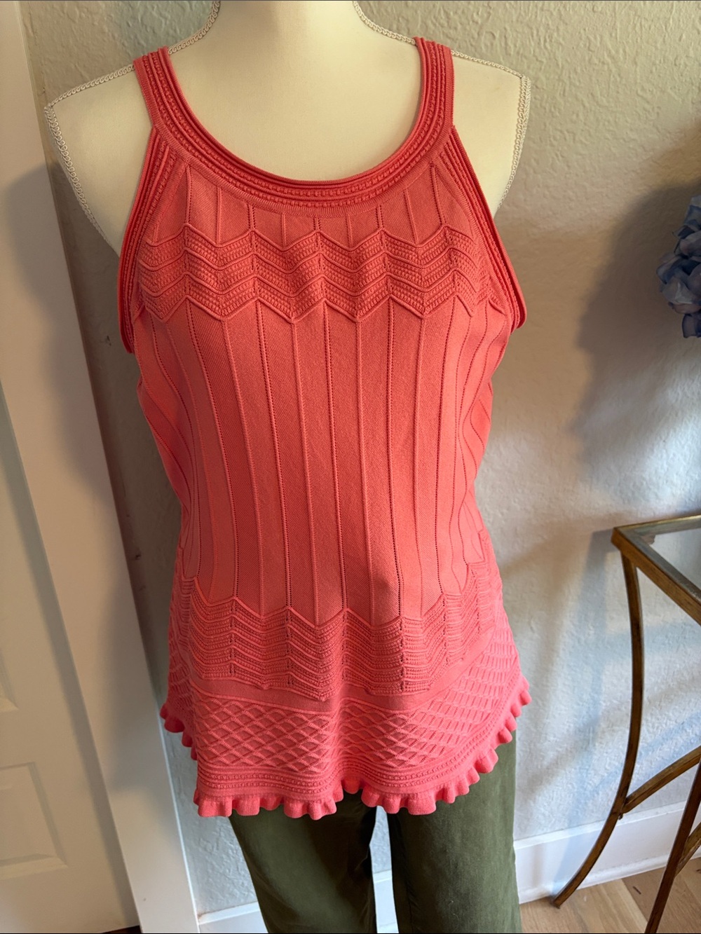 WHBM Coral Knit Tank Top - Women